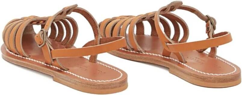 BB ST. TROPEZ Sandalen Adrien Leather Sandals in bruin