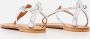 BB ST. TROPEZ Sandalen Buffon Leather Sandal in zilver - Thumbnail 1