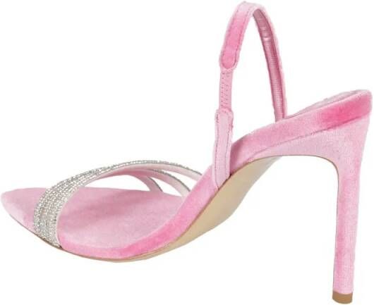 BETTINA VERMILLON Sandalen Pink Velvet Sandal in roze