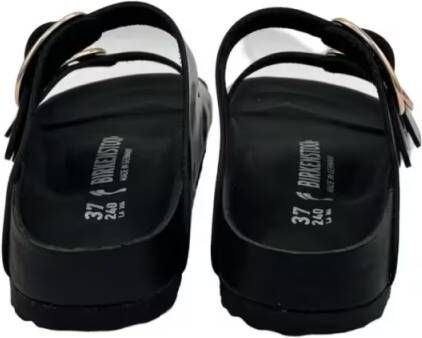 Birkenstock Sandalen Arizona Big Buckle Exquisite Shine Sandals – Black in zwart
