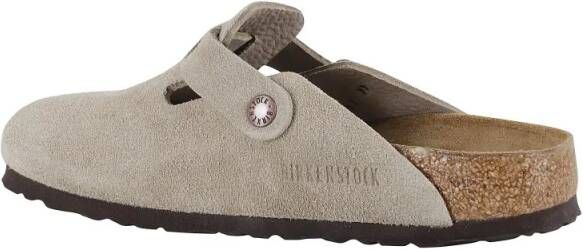 Birkenstock Slippers & Mules Boston Sfb Suede Clogs in grijs