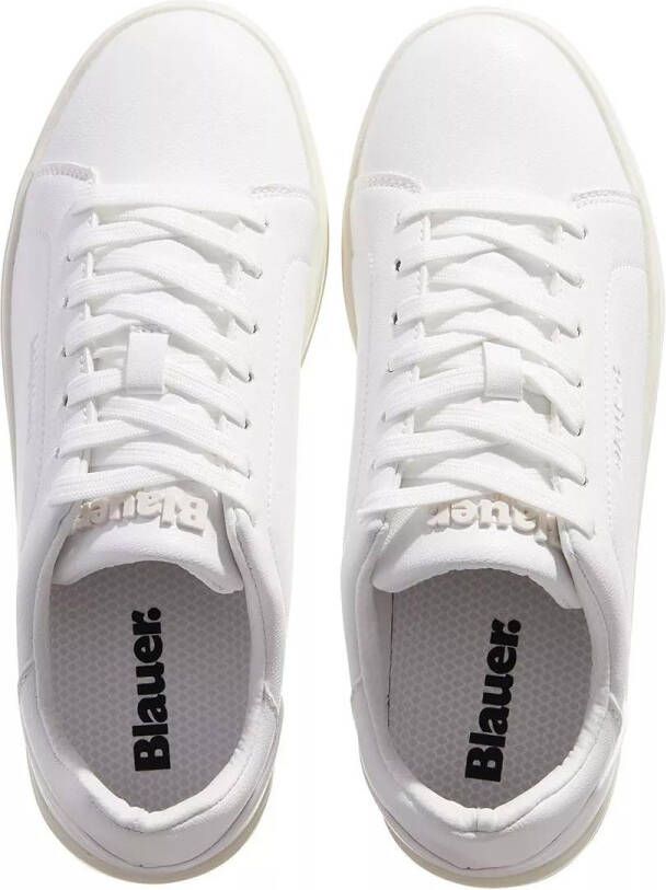 Blauer Sneakers Blum in wit