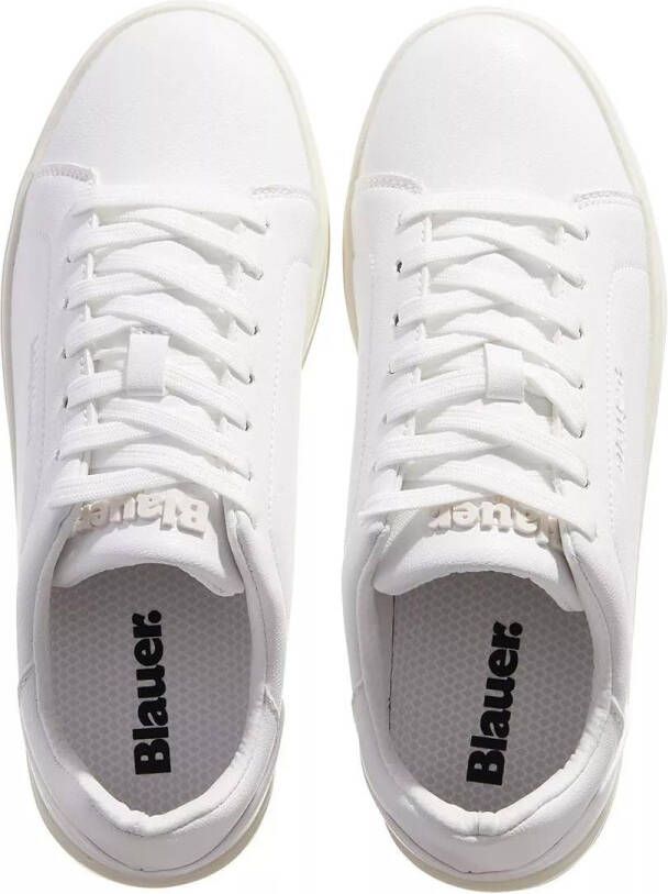 Blauer Witte Bloem Platform Sneakers White Dames - Foto 2