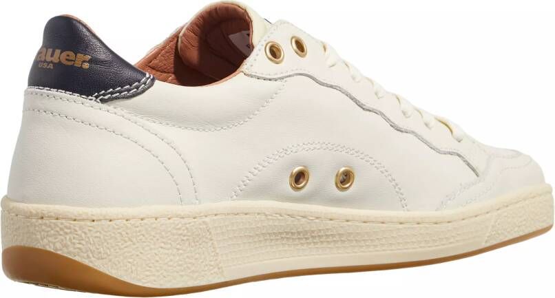 Blauer Sneakers Olympia in wit