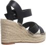 Boss Sandalen met hak Madeira Sandwdg in zwart - Thumbnail 1
