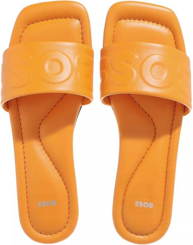 Boss Slippers Addison Slide in oranje