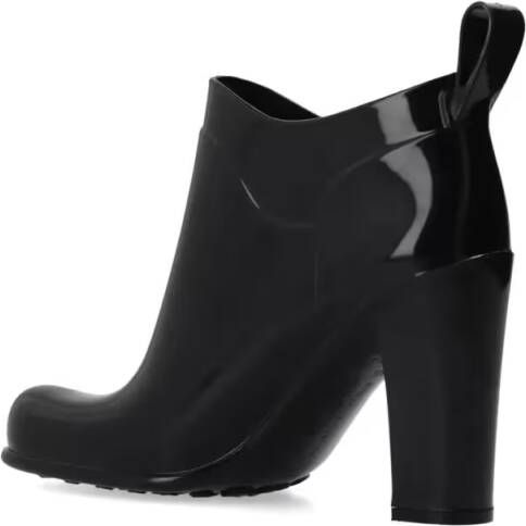 Bottega Veneta Boots Shine Square Toe Ankle Boots in zwart