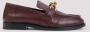 Bottega Veneta Burgundy Leather Loafers in bruin - Thumbnail 1