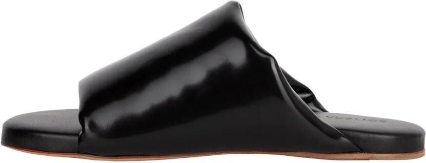 Bottega Veneta Sandalen Cushion Slides Black in zwart