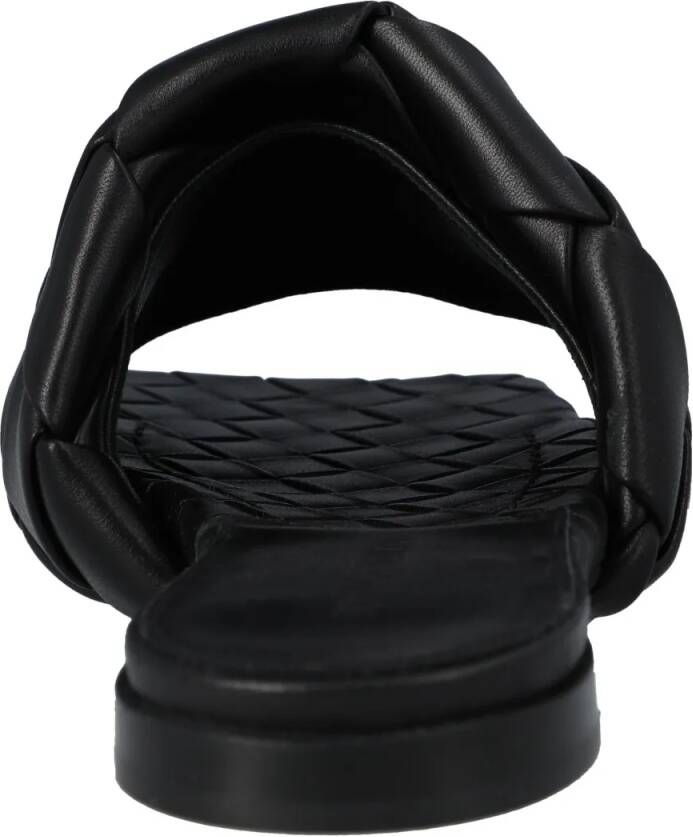 Bottega Veneta Sandalen Lido Flat Sandal Black in zwart