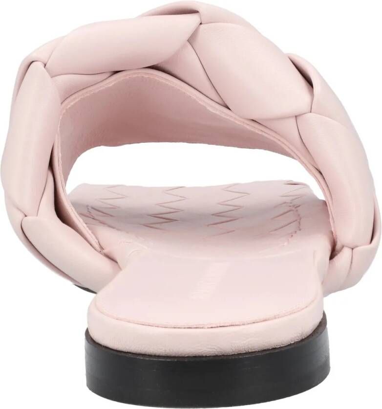 Bottega Veneta Sandalen Lido Flat Sandal Pink in roze
