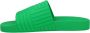 Bottega Veneta Sandalen Resort Slides Green in groen - Thumbnail 1