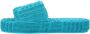 Bottega Veneta Sandalen Resort Sponge Blue in blauw - Thumbnail 1