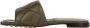Bottega Veneta Sandalen Rubber Lido Slide Green in groen - Thumbnail 1