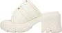 Bottega Veneta Slippers & Mules Flash Mule White in beige - Thumbnail 1