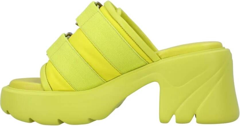 Bottega Veneta Slippers & Mules Flash Mule Yellow in geel