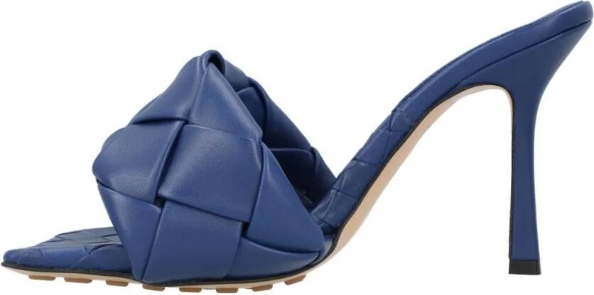 Bottega Veneta Slippers & Mules Lido Mule Blue in blauw