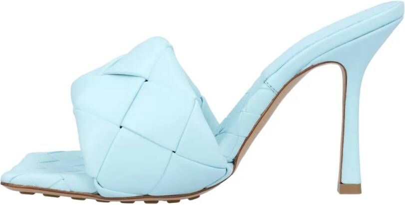 Bottega Veneta Slippers & Mules Lido Mule Blue in blauw