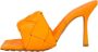 Bottega Veneta Slippers & Mules Lido Mule Orange in oranje - Thumbnail 1