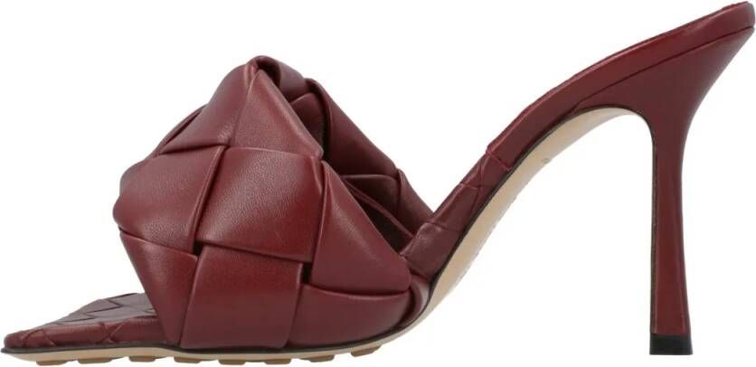 Bottega Veneta Slippers & Mules Lido Mule Red in rood
