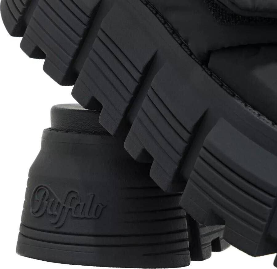 Buffalo Slippers Ava Velcross in zwart