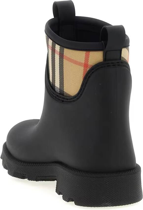 Burberry Boots 'Marsh Stamp' Ankle Boots in zwart