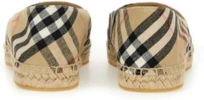 Burberry Espadrille Mews Check in beige