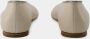 Burberry Ballerinas Sadler Zip Ballerinas Leather White in wit - Thumbnail 1