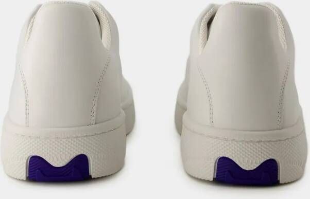 Burberry Low-Top Sneakers Lf Box Sneakers Leather White in wit