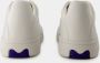 Burberry Witte Leren Sneakers Ronde Neus Vetersluiting White Dames - Thumbnail 2
