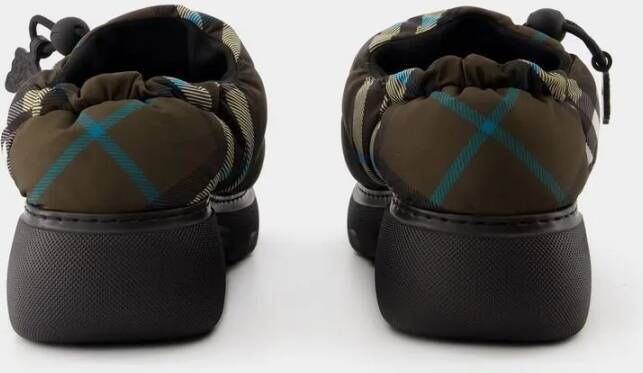 Burberry Pillow Low Mules Nylon Multicolor in meerkleurig