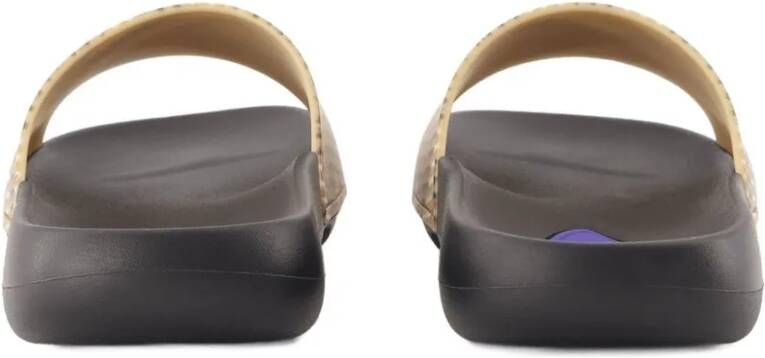 Burberry Sandalen Dive Check Sandals Synthetic Beige in beige