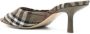 Burberry Sandalen Open-Toe Plaid Sandals With Cross-Over Straps in beige - Thumbnail 2