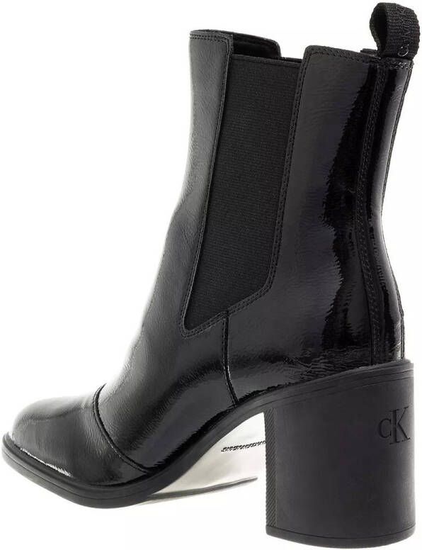 Calvin Klein Boots & laarzen Block Heel Boot Naplak in zwart