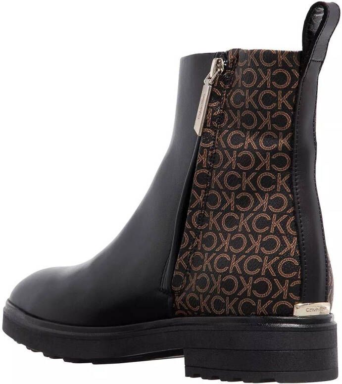 Calvin Klein Boots & laarzen Cleat Ankle Boot-Mono Mix in zwart