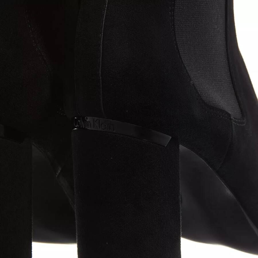 Calvin Klein Boots & laarzen Cup Heel Chelsea Boot 80 Sue in zwart