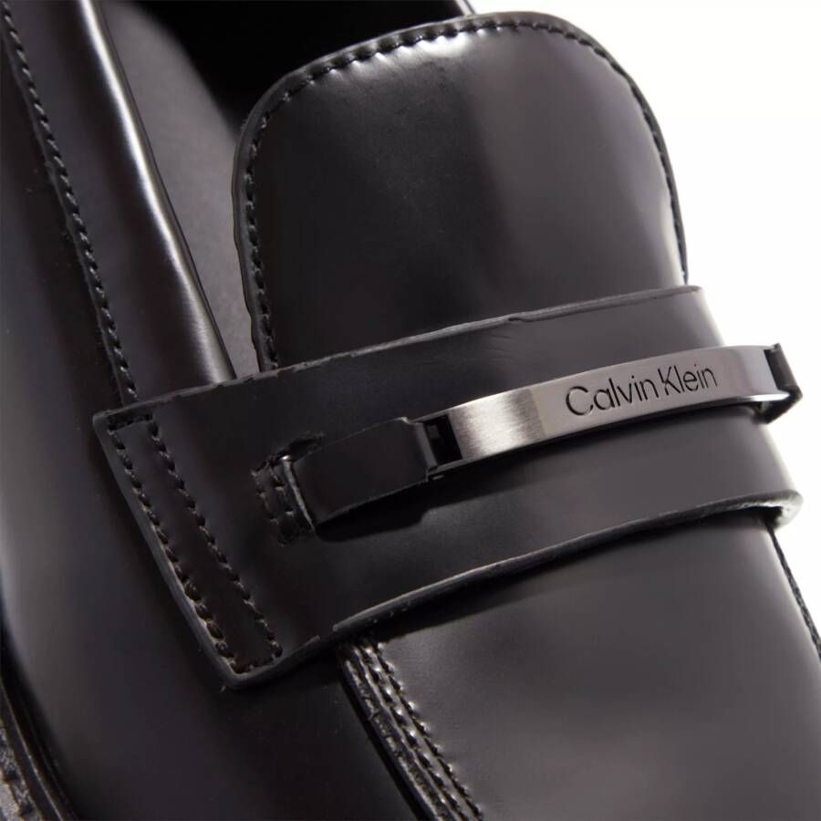 Calvin Klein Loafers & ballerina schoenen Rubber Sole Loafer W Hw in zwart