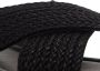 Calvin Klein Geweven Slide Zwarte Plateau Sandaal Black Dames - Thumbnail 2