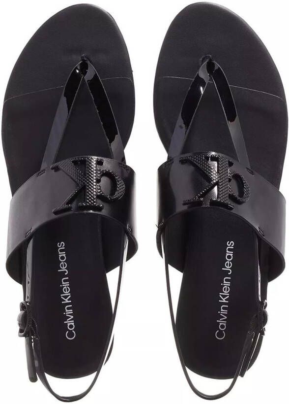 Calvin Klein Sandalen Flat Sandal Toepost Hw in zwart