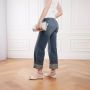Calvin Klein Sandalen Peep Toe Ballerina Lth in crème - Thumbnail 1