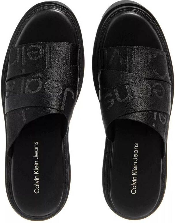 Calvin Klein Sandalen Toothy Combat Sandal Webbing in zwart