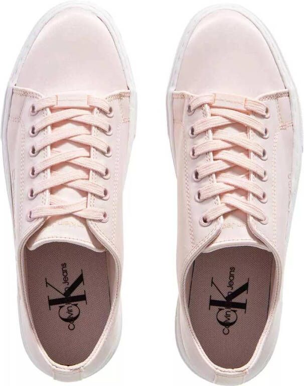 Calvin Klein Sneakers Flatform+ Cupsole Satin in poeder roze