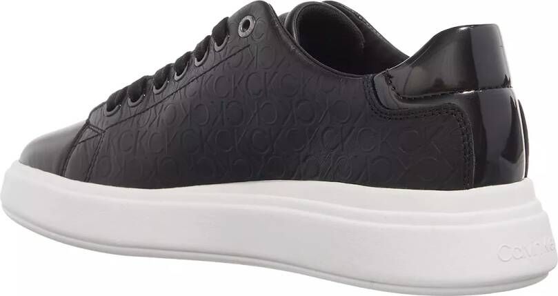 Calvin Klein Sneakers Raised Cupsole Lace Up Mono Mix in zwart