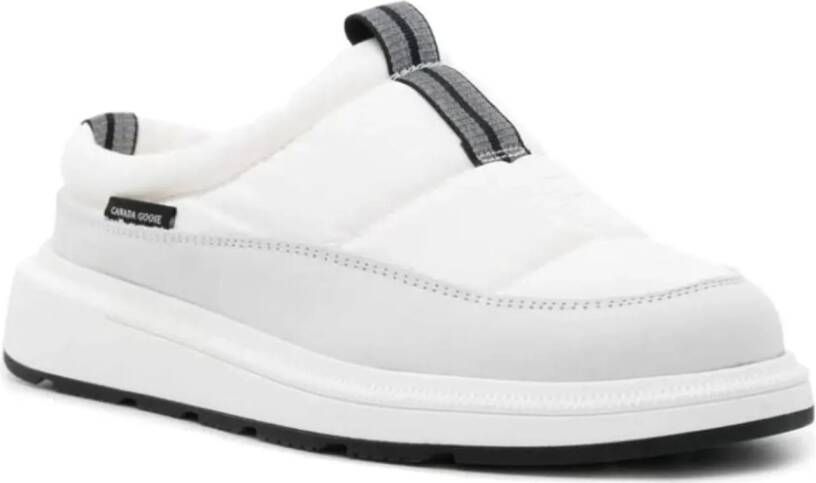 Canada Goose Low-Top Sneakers Cypress Puffer Mules in wit