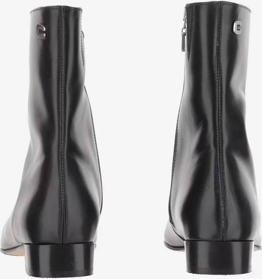 Carel Paris Boots Aiglon 24 Leather Ankle Boots in zwart