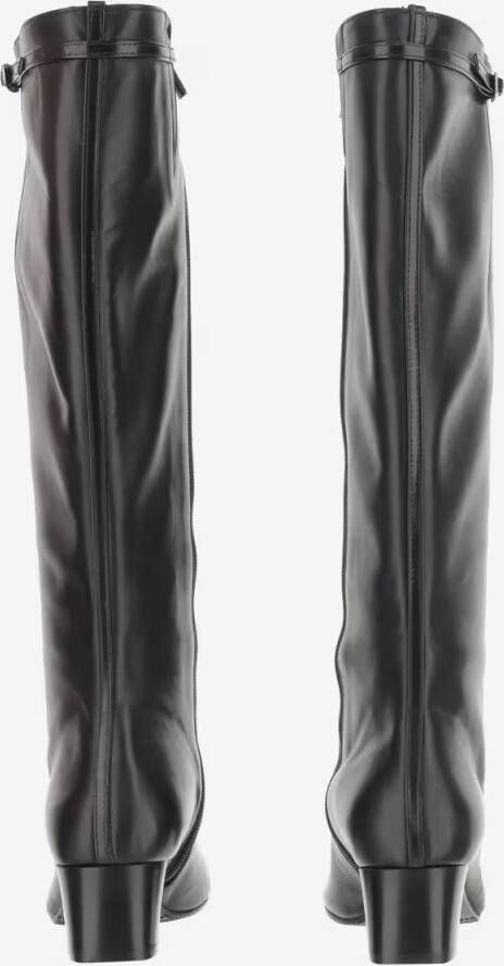 Carel Paris Boots Leather Starter Boots in zwart