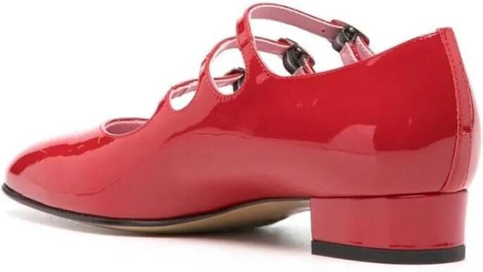 Carel Paris Hoge hakken 1952 With Heel Red in rood