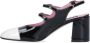 Carel Paris Hoge hakken Carel "Papaya" Slingback – Black Patent in zwart - Thumbnail 2