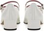 Carel Paris Hoge hakken "Kina" Pump in wit - Thumbnail 1