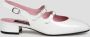 Carel Paris Hoge hakken Peche Slingback Mary Jane Pumps in wit - Thumbnail 1
